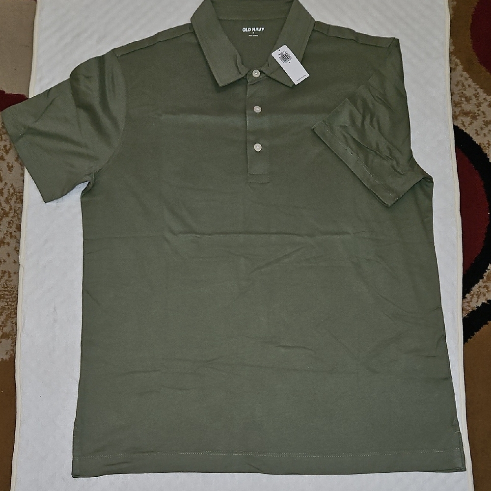 Old Navy Men's Olive Polo Shirt